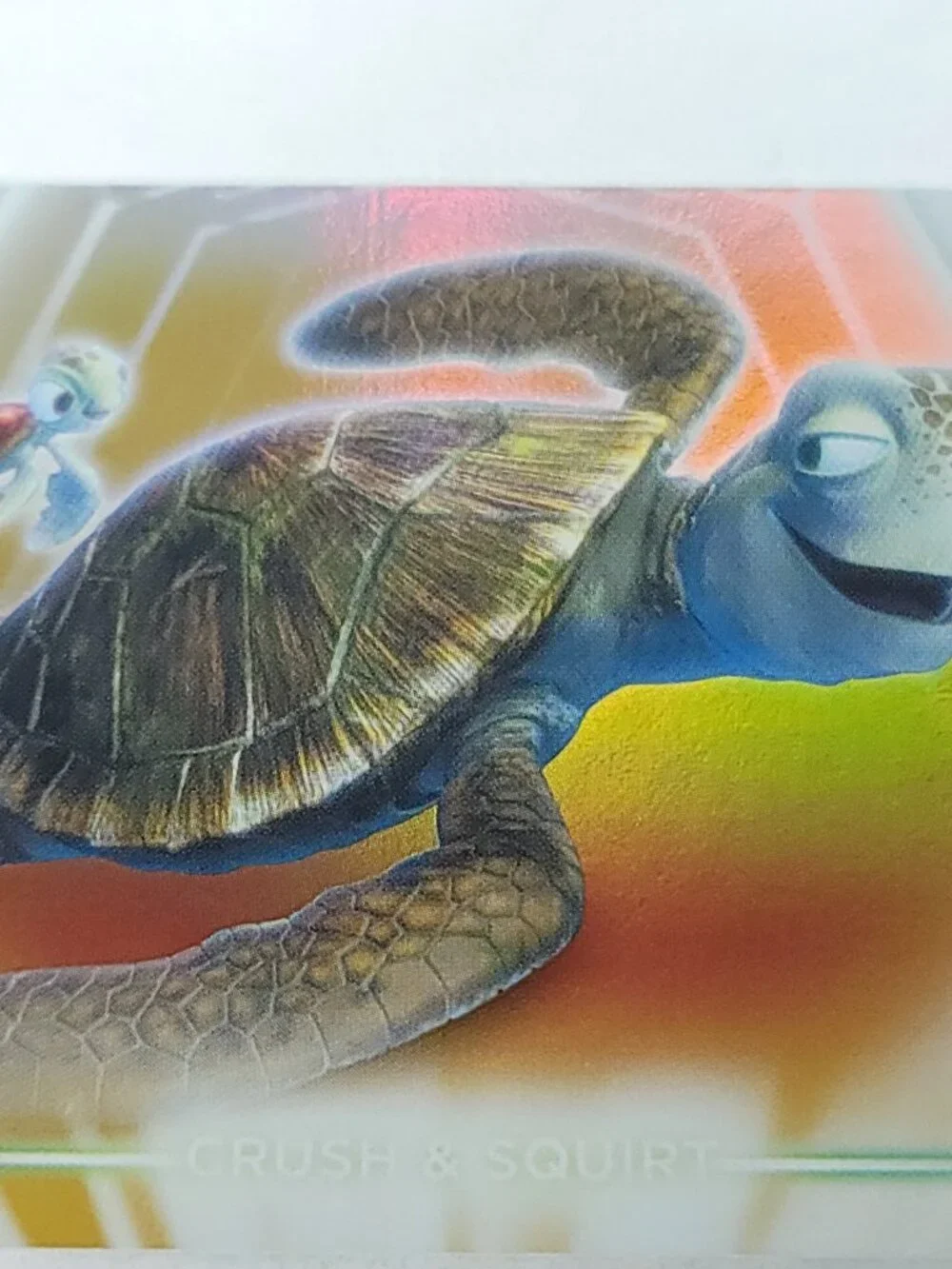 Crush Squirt Topps 2026 Disney Neon Gold Holo Parallel Limited 44/50 - Picture 3 of 4